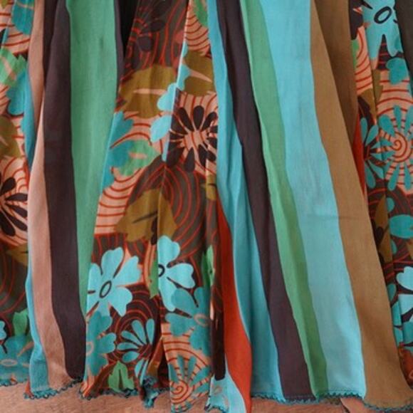 Karen Millen V Neck Sleeveless Floral Dress Multicolor Womens Size 8 - Picture 7 of 10